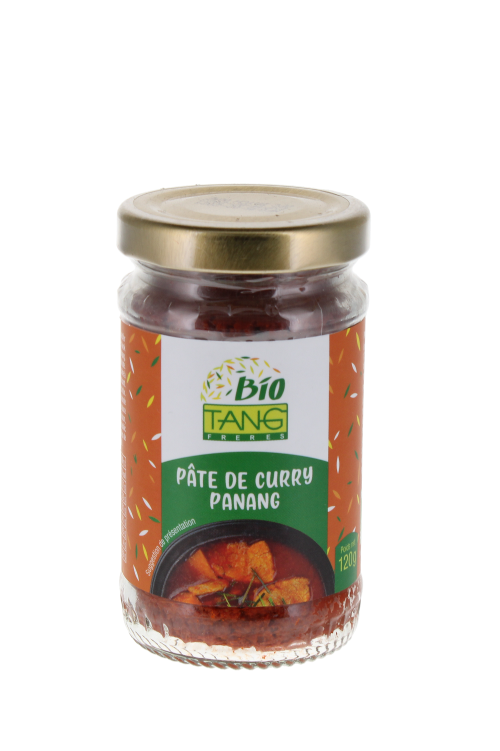 Pâte de curry panang (有机panang咖喱酱) (Générique) - Produits BIO, Sauces, Pâtes  de curry - Tang Frères