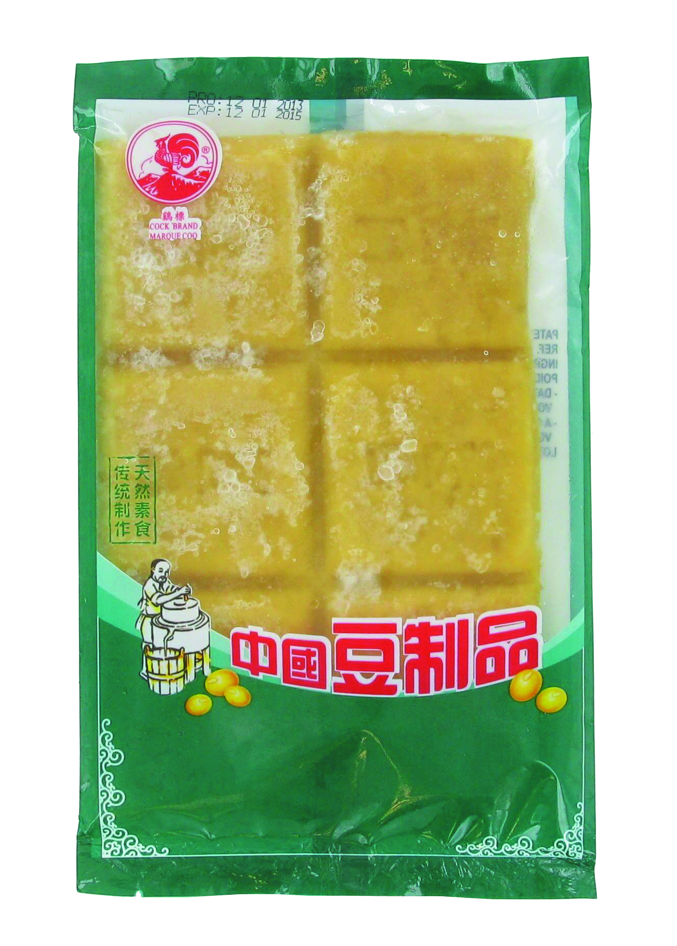 Gluten de blé (烤麸) COCK - Surgelés, Dérivés de riz, blé et soja - Tang  Frères