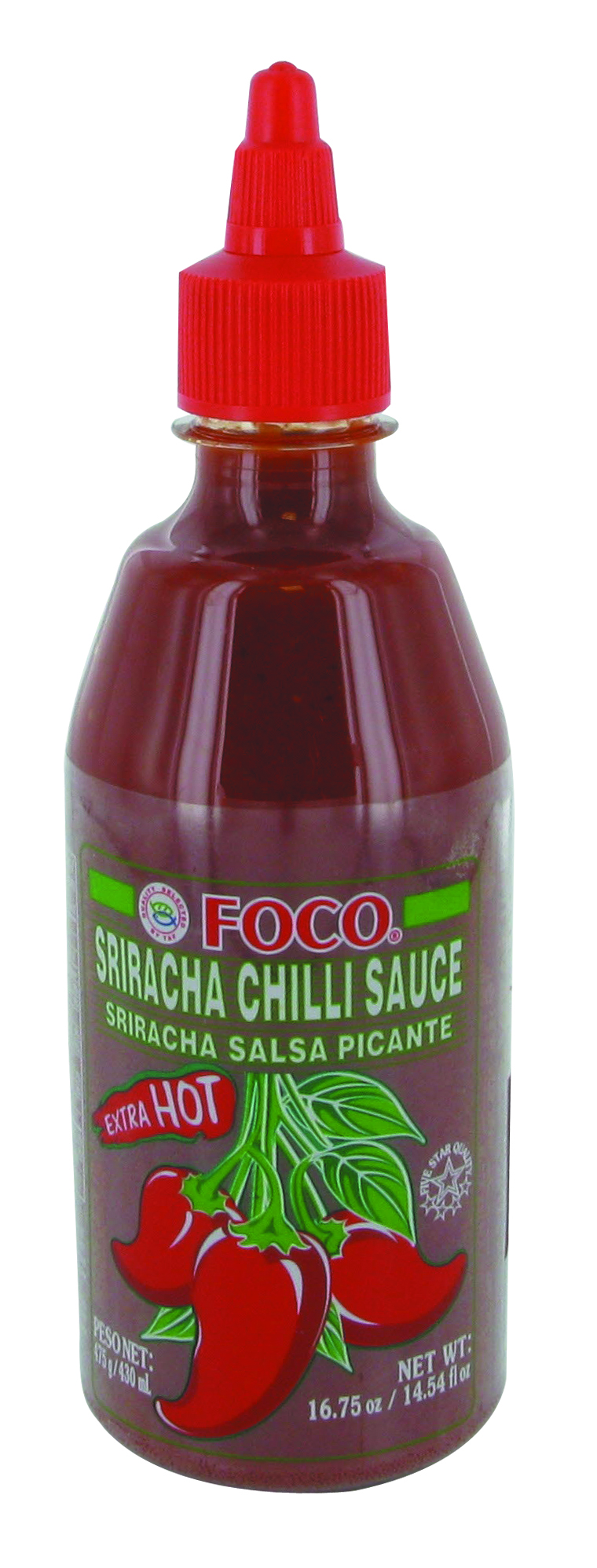 Sauce Sriracha (有机是拉差辣椒酱) (Générique) - Produits BIO, Sauces, Pâtes de  curry - Tang Frères