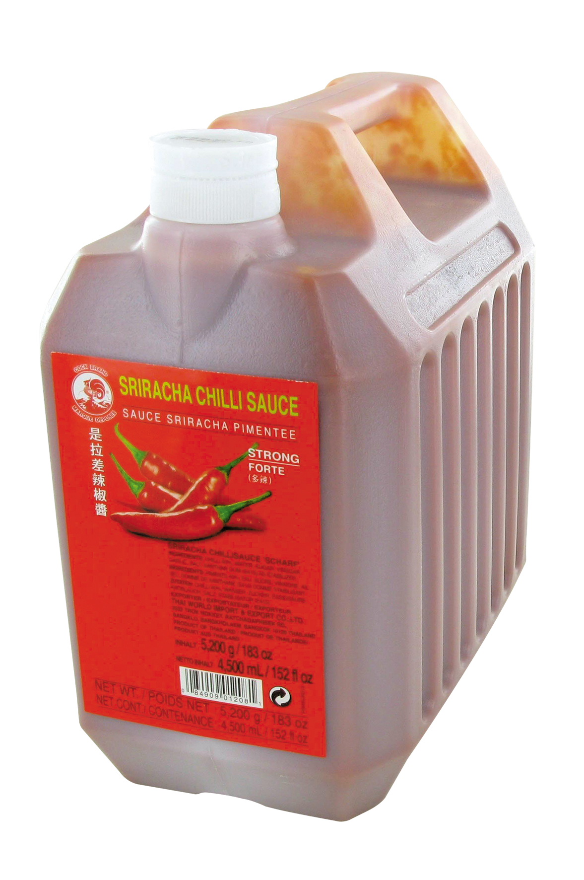 Sauce Sriracha (有机是拉差辣椒酱) (Générique) - Produits BIO, Sauces, Pâtes de  curry - Tang Frères