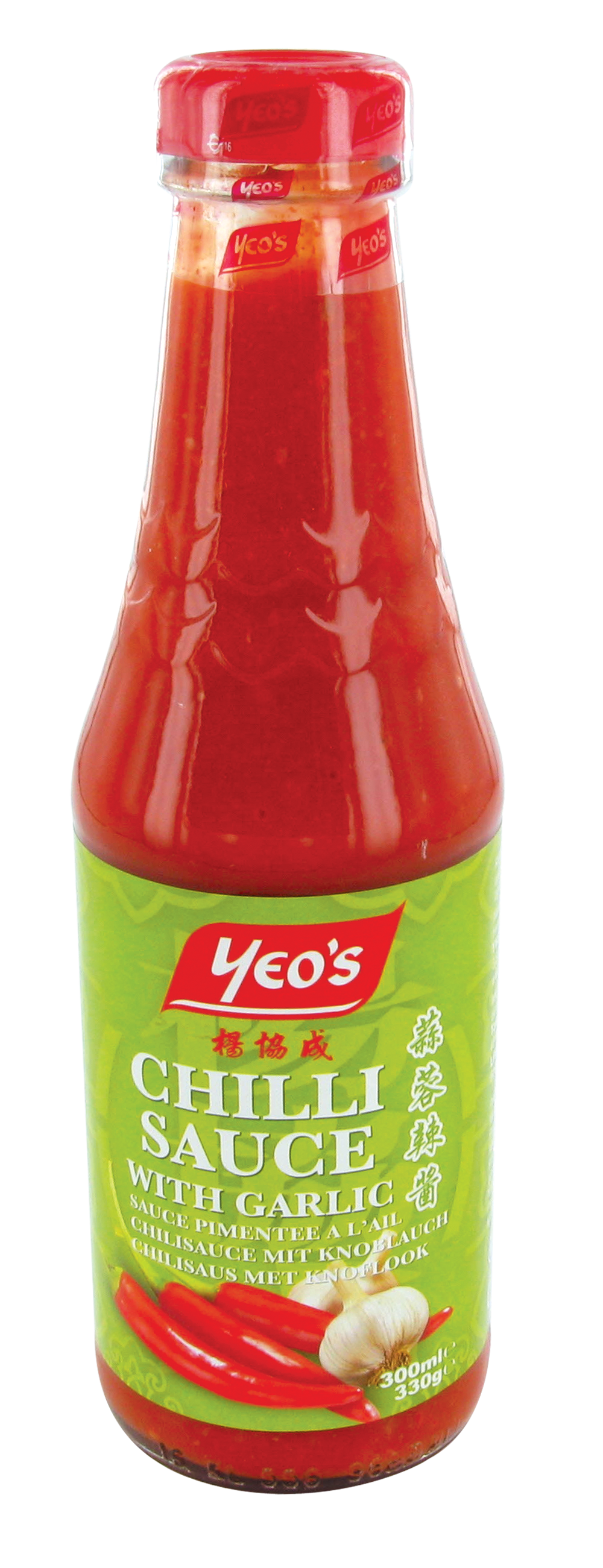 Sauce pimentée à l'ail (蒜蓉辣酱) YEO'S - Épicerie sucrée et salée