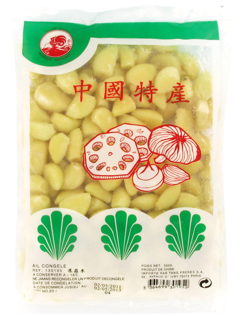 Gluten de blé (烤麸) COCK - Surgelés, Dérivés de riz, blé et soja - Tang  Frères