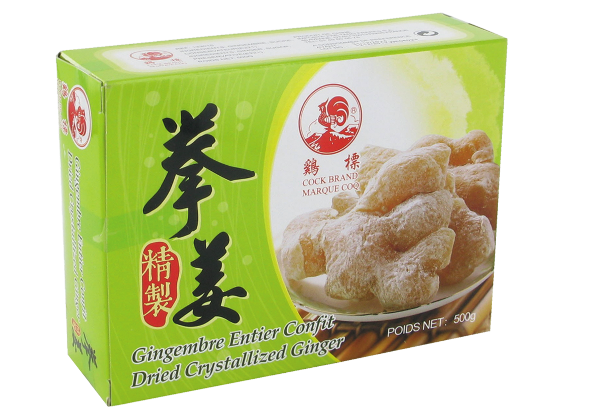 Gingembre confit (拳姜) COCK - Épicerie sucrée et salée, Snacks, Desserts -  Tang Frères