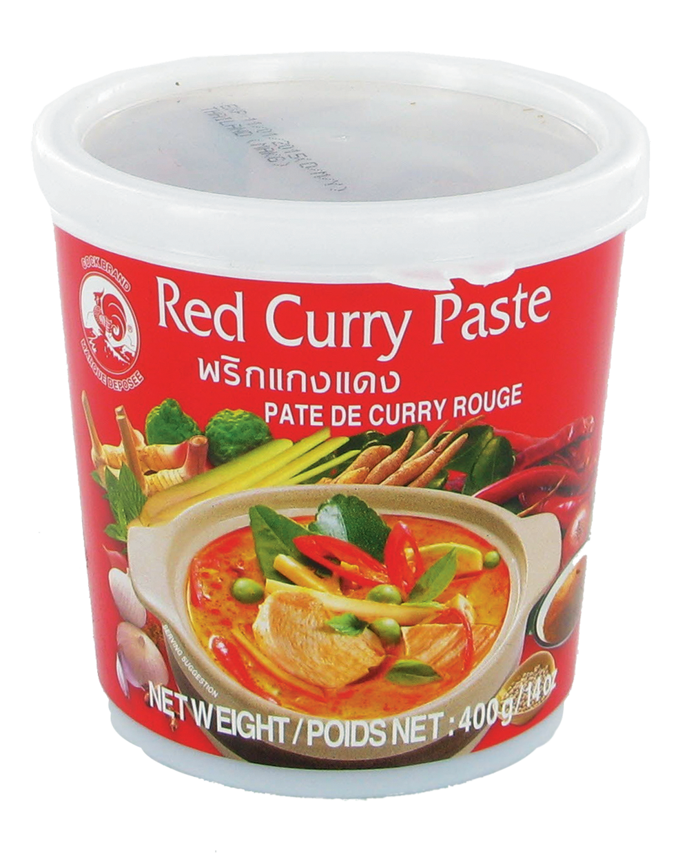 Pâte de curry rouge (红敬酱) COCK - Épicerie sucrée et salée, Sauces - Tang  Frères